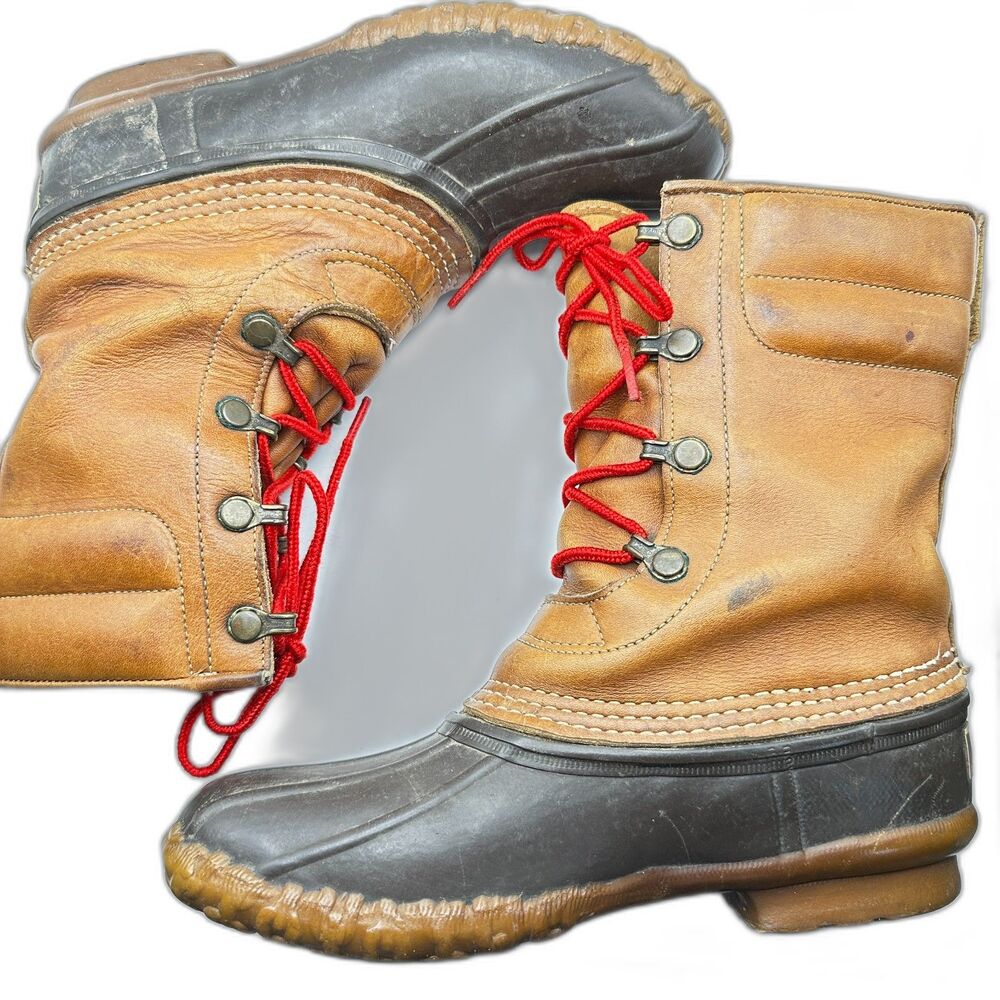 Brown and Black Lace Up Boots - Picture 9 of 9
